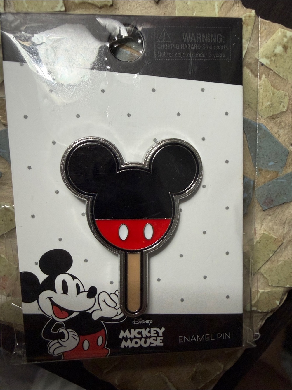 Disney Mickey Mouse ice cream Pin